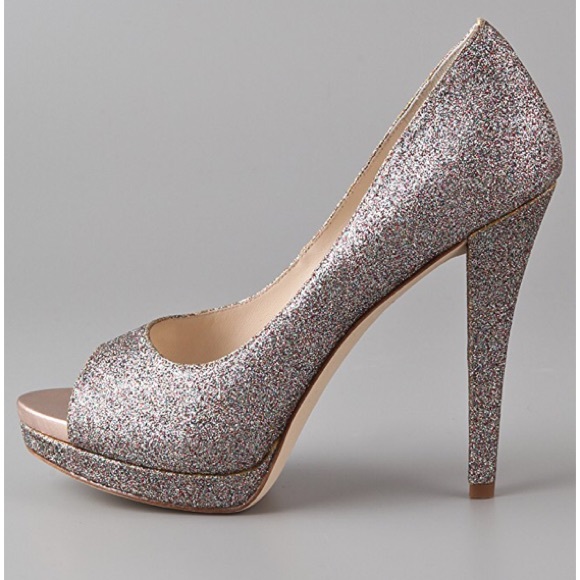 Vera Wang Lavender Label Shoes - 3/$20 Vera Wang Lavender Selima Glitter Heels